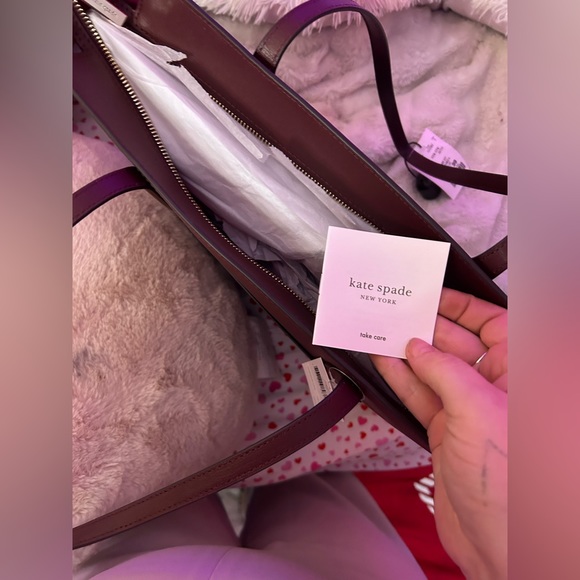 BNWT KATE SPADE TOTE BAG WITH ZIPPER - Picture 5 of 7
